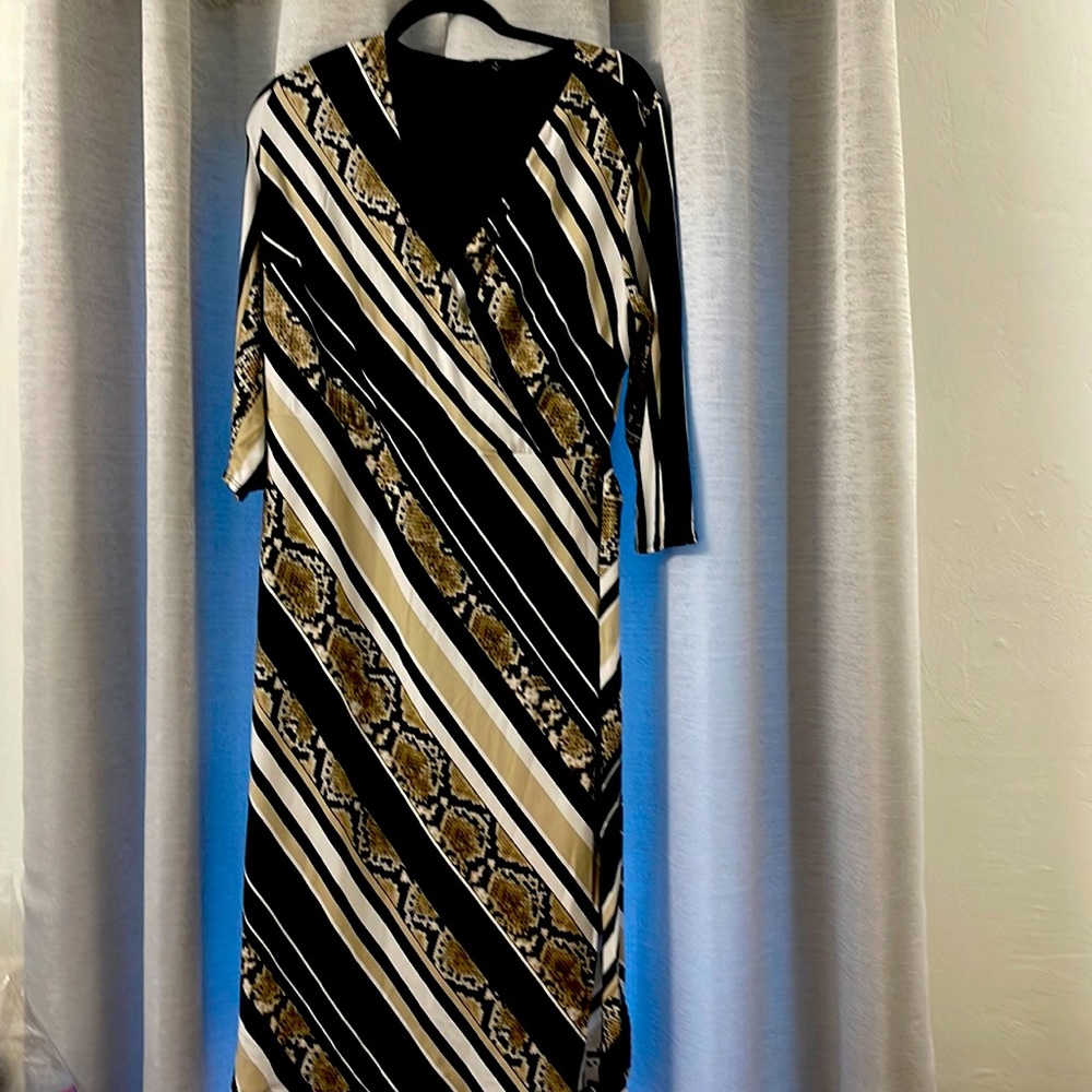 Animal print dress